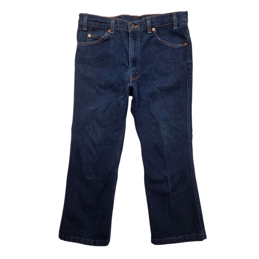 Vintage 80s Levi's 517 Orange Tab Jeans Mens 36x30 (Fits 34×25) Bootcut Made USA - Picture 1 of 14